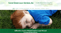 Desktop Screenshot of forestgreenlawnservice.com