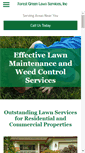 Mobile Screenshot of forestgreenlawnservice.com